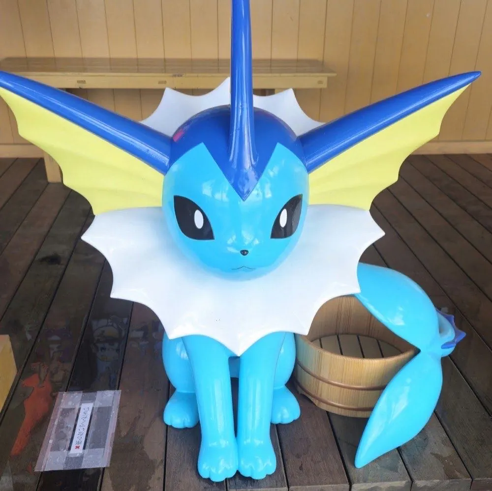 わくらポケモン足湯 ポケモンオブジェ3