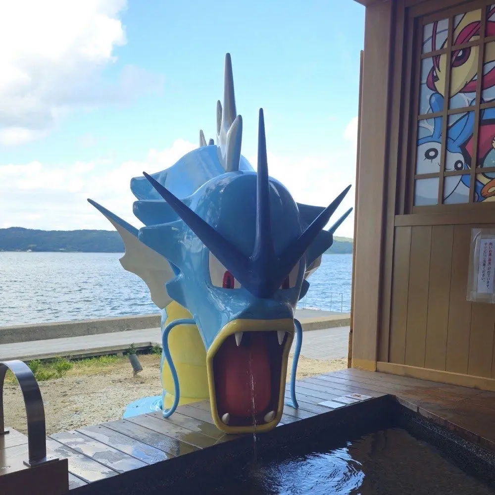 わくらポケモン足湯 ポケモンオブジェ4