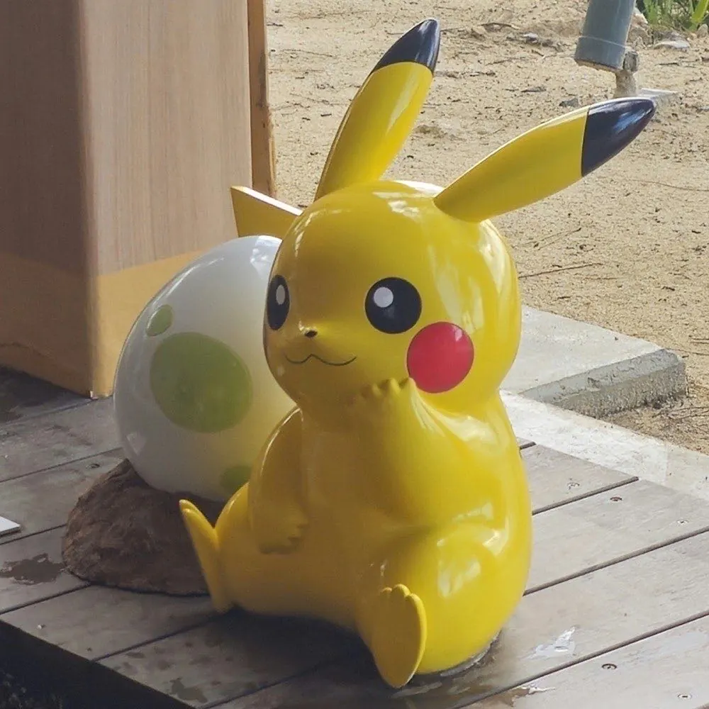 わくらポケモン足湯 ポケモンオブジェ5